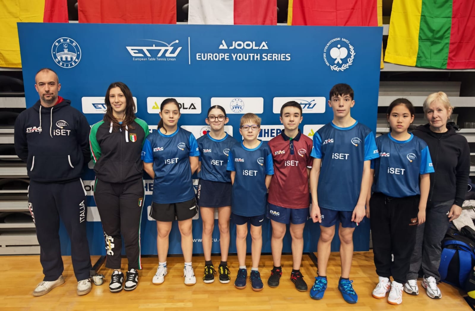 Croatia Open Europe Youth Series 2026 la squadra azzurra