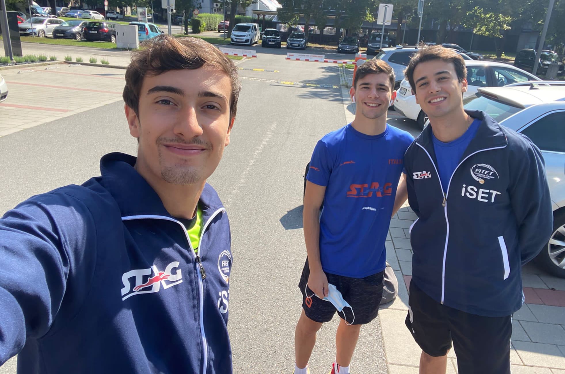Daniele Pinto Carlo Rossi e Jordy Piccolin a Olomouc 2021