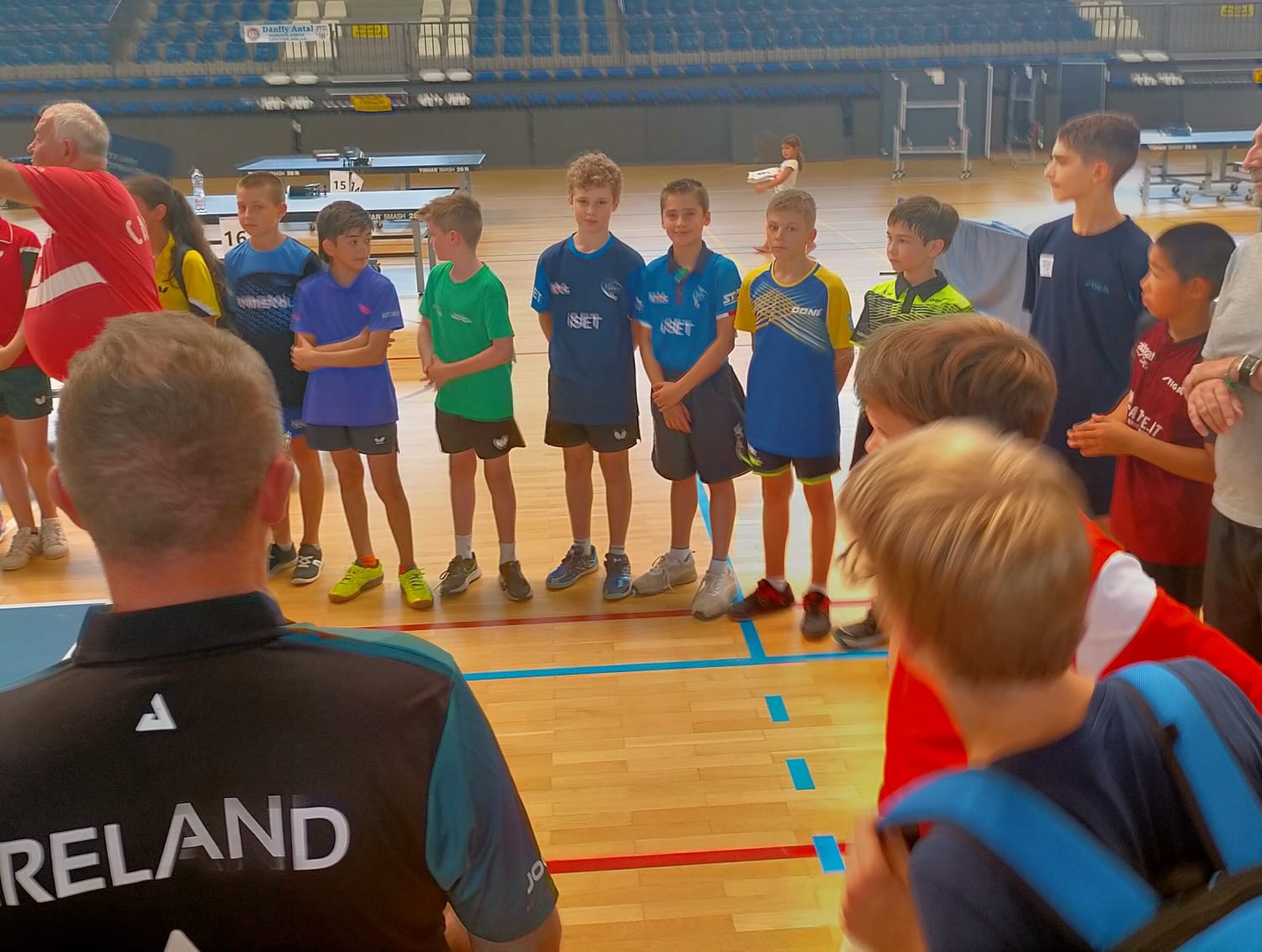 Danilo Faso e Francesco Trevisan allEurotalents Pre Selection Camp II 2022 di Kiskunfélegyhaza