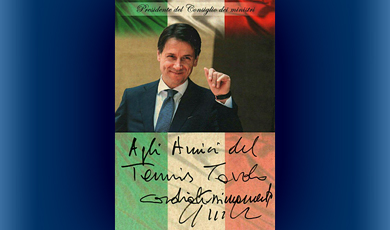 Dedica presidente Conte