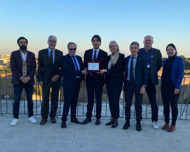 Delegazione ITTF ospite dellassessore allo Sport del Comune di Roma Alessandro Onorato