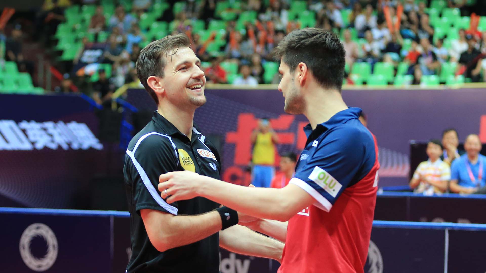 Dimitrij Ovtcharov e Timo Boll