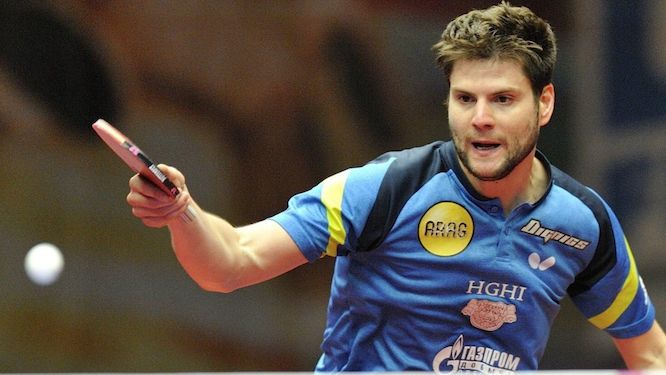 Dimitrij Ovtcharov in gara nel terzo torneo del Düsseldorf Masters