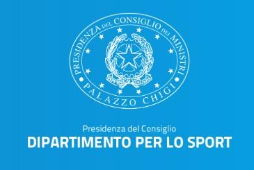 Dipartimento per lo sport della Presidenza del Consiglio dei Ministri logo