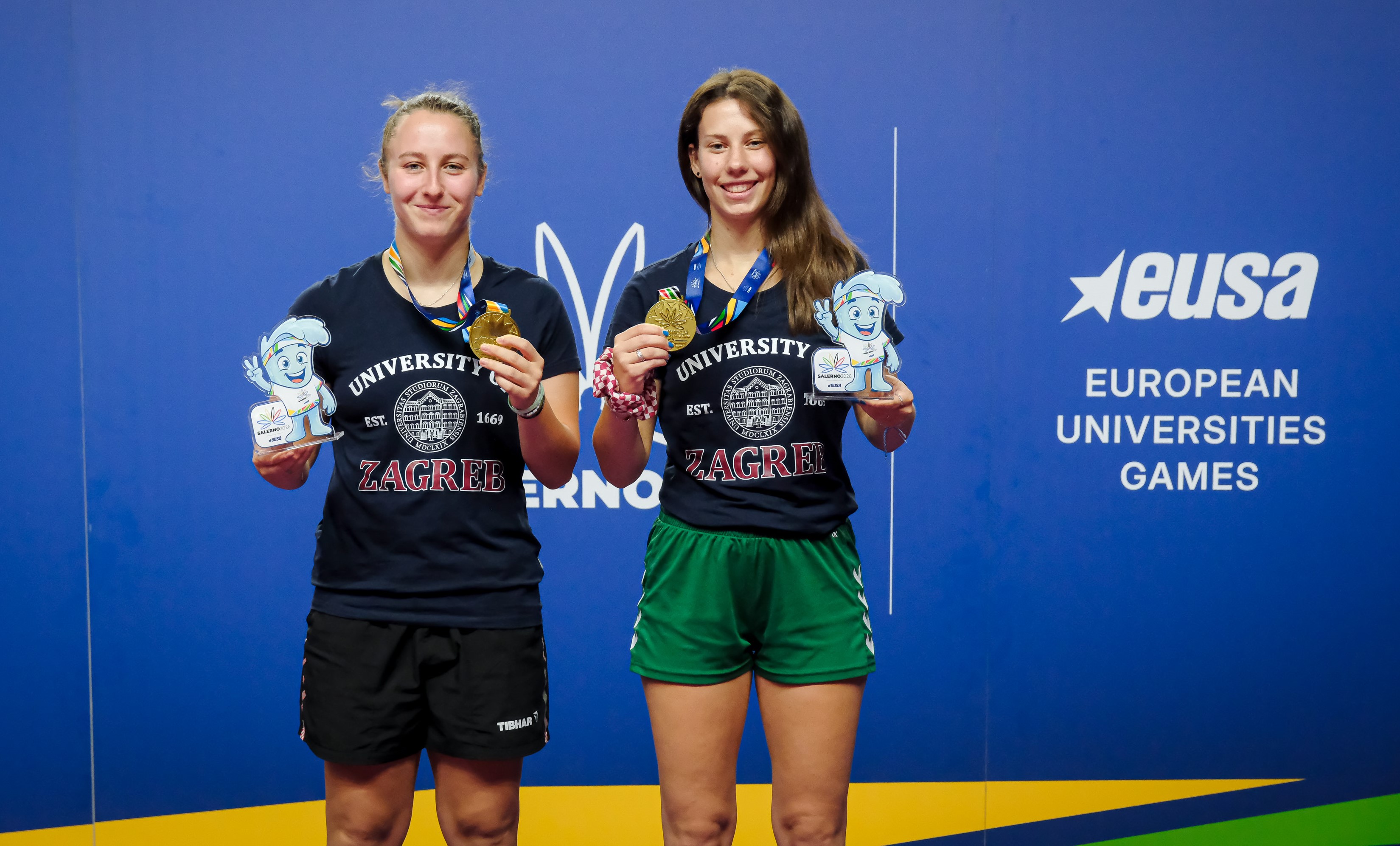 EUG Salerno 2026 Dora Cosic e Marta Vukelic vincitrici del doppio femminile 