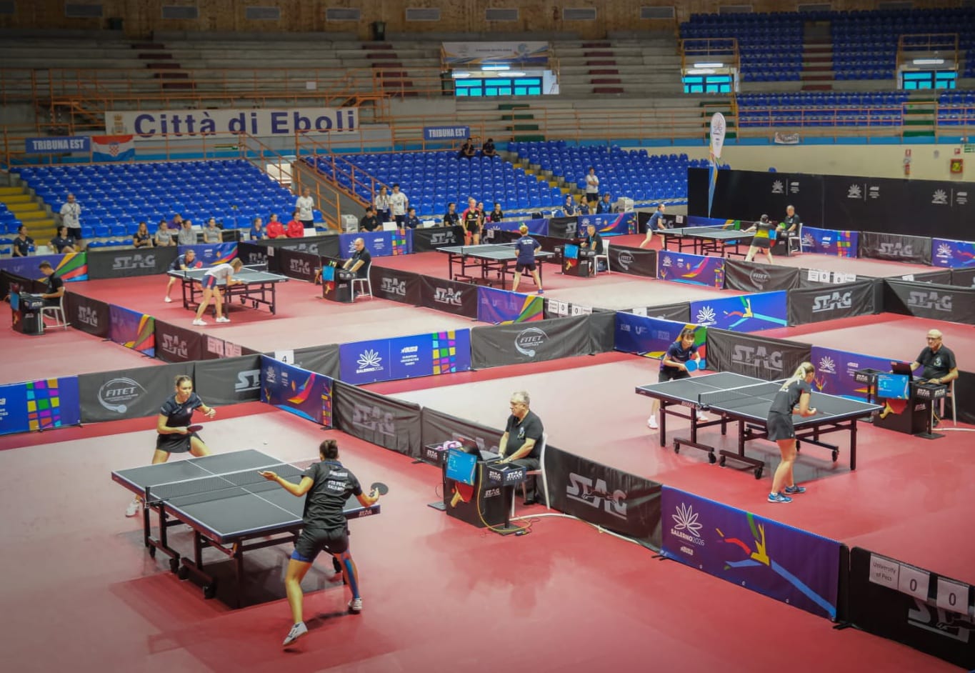 EUG Salerno 2026 gare a squadre