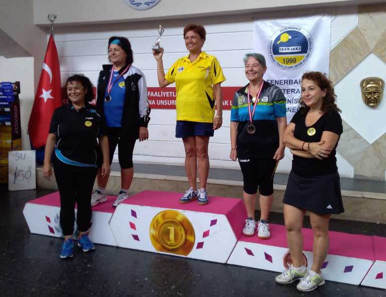 Egle Fanni terza al Fenerbahce Veterans Tournament 2019 ok