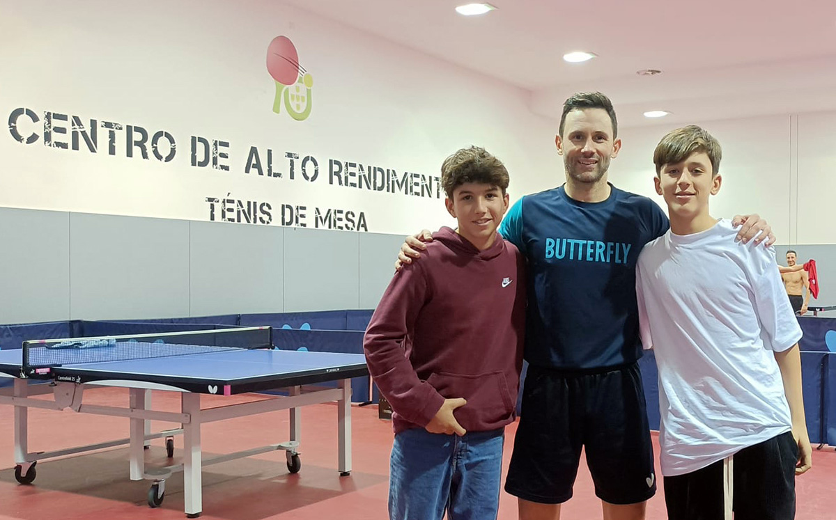 Erasmus CR Lazio in Portogallo Lorenzo Comini ed Emanuele De Biasi con Joao Monteiro
