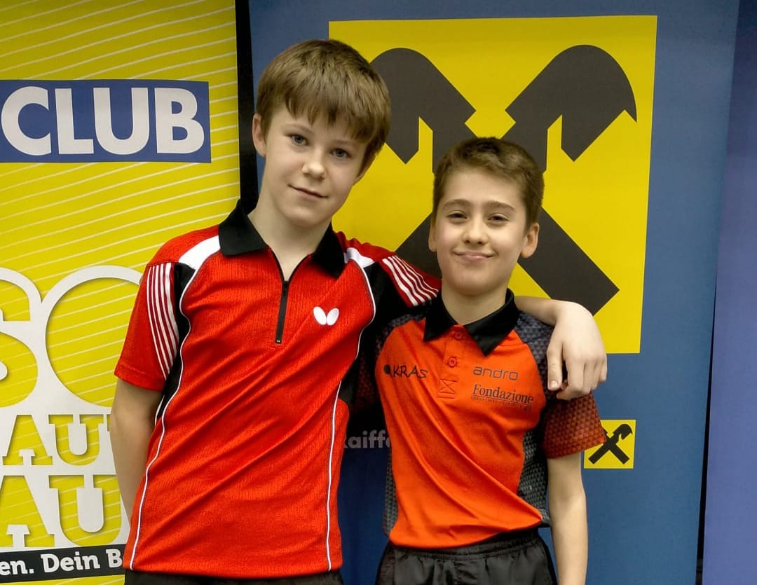 Erik Paulina e Francesco Trevisan argento e oro nel singolare Under 13 allOpen di Linz 2022
