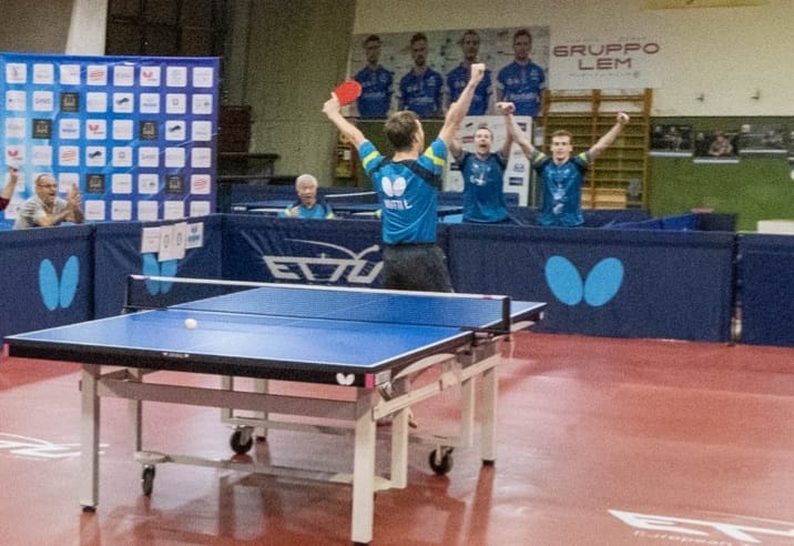 Europe Cup Top Spin Messina batte TTC Sokah Hoboken ed è ai quarti 2022 2023