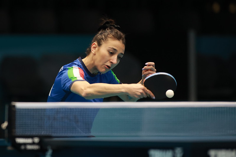 Europe Top 16 Cup 2025 Giorgia Piccolin in azione di rovescio