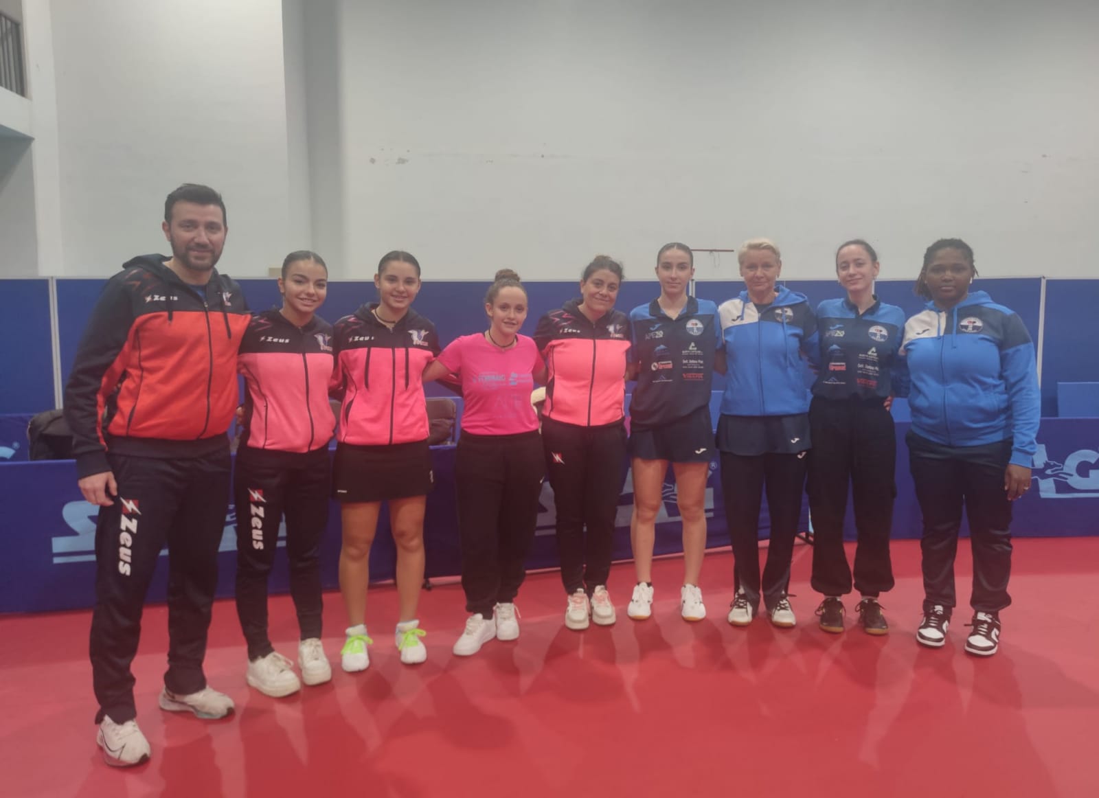 Europe Trophy fase regionale 2024 2025 Muravera A contro Tennistavolo Sassari
