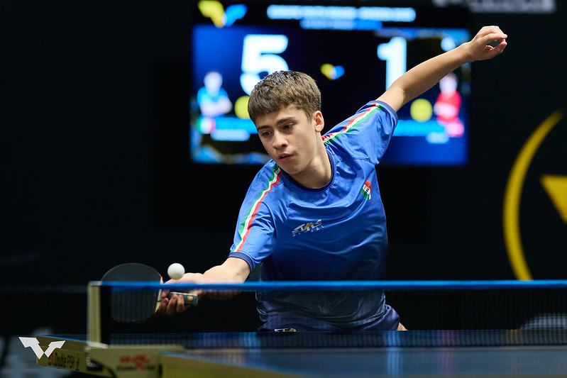 Europe Youth Smash Sweden 2025 Francesco Trevisan ai azione di diritto