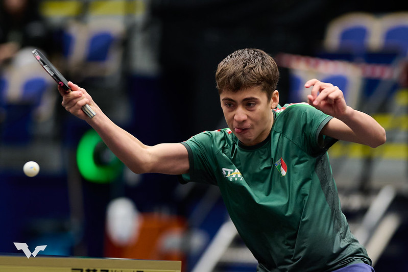 Europe Youth Smash Sweden 2025 Francesco Trevisan ai azione di rovescio