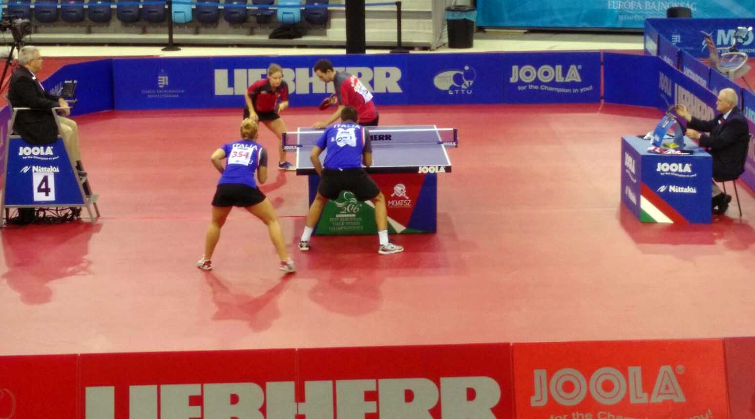 Europei Budapest Stoyanov e Vivarelli nel misto