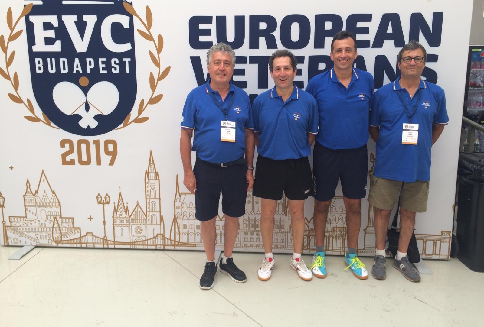 Europei Veterani 2019 Budapest i fratelli Bisi