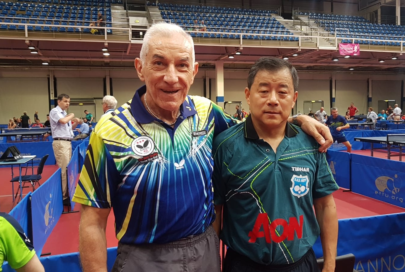 Europei Veterani di Budapest 2019 Flavio Maietti e Yang Min