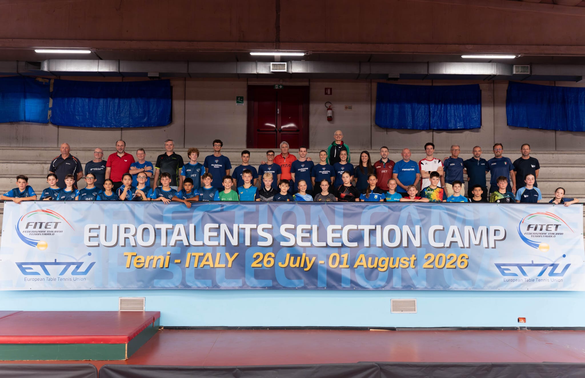 Eurotalents Selection Camp agosto 2026 a Terni