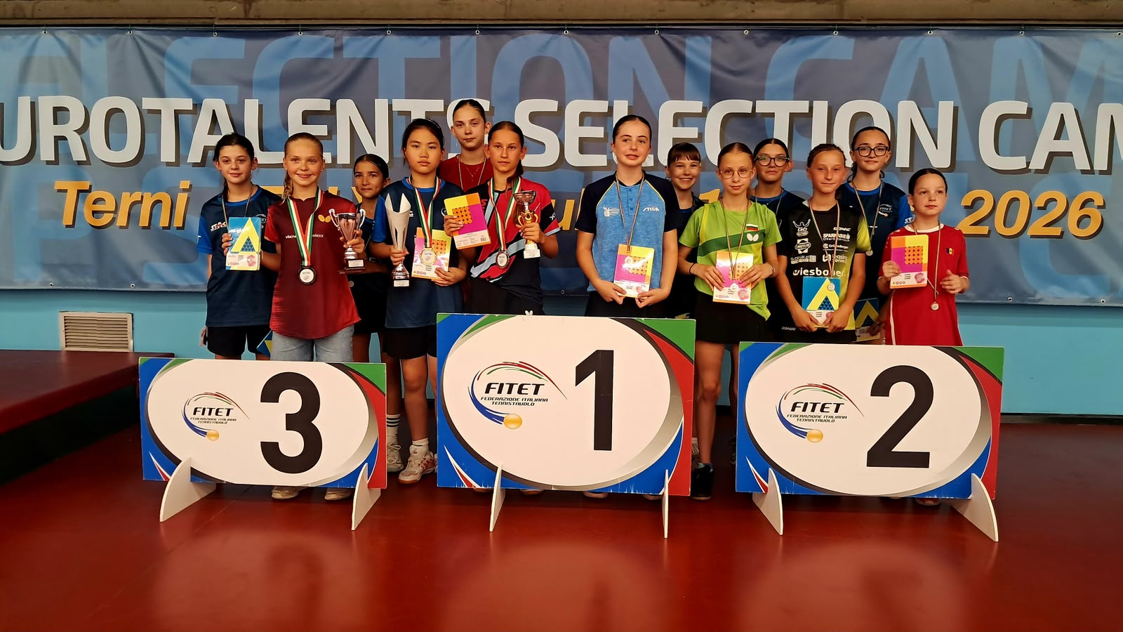 Eurotalents Selection Camp agosto 2026 a Terni partecipanti femminili
