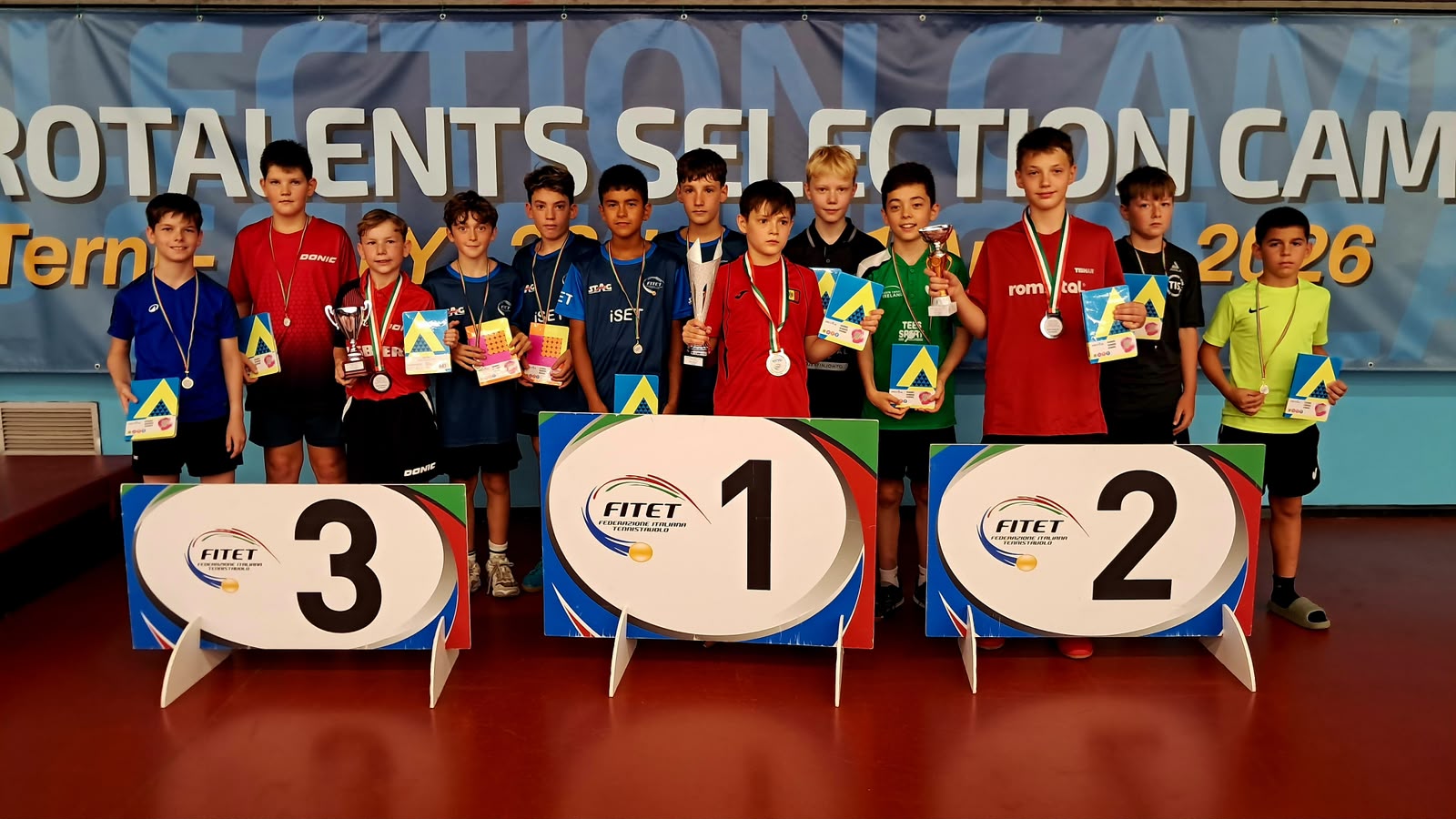 Eurotalents Selection Camp agosto 2026 a Terni partecipanti maschili