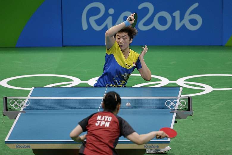 Feng Tianwei e Mima Ito