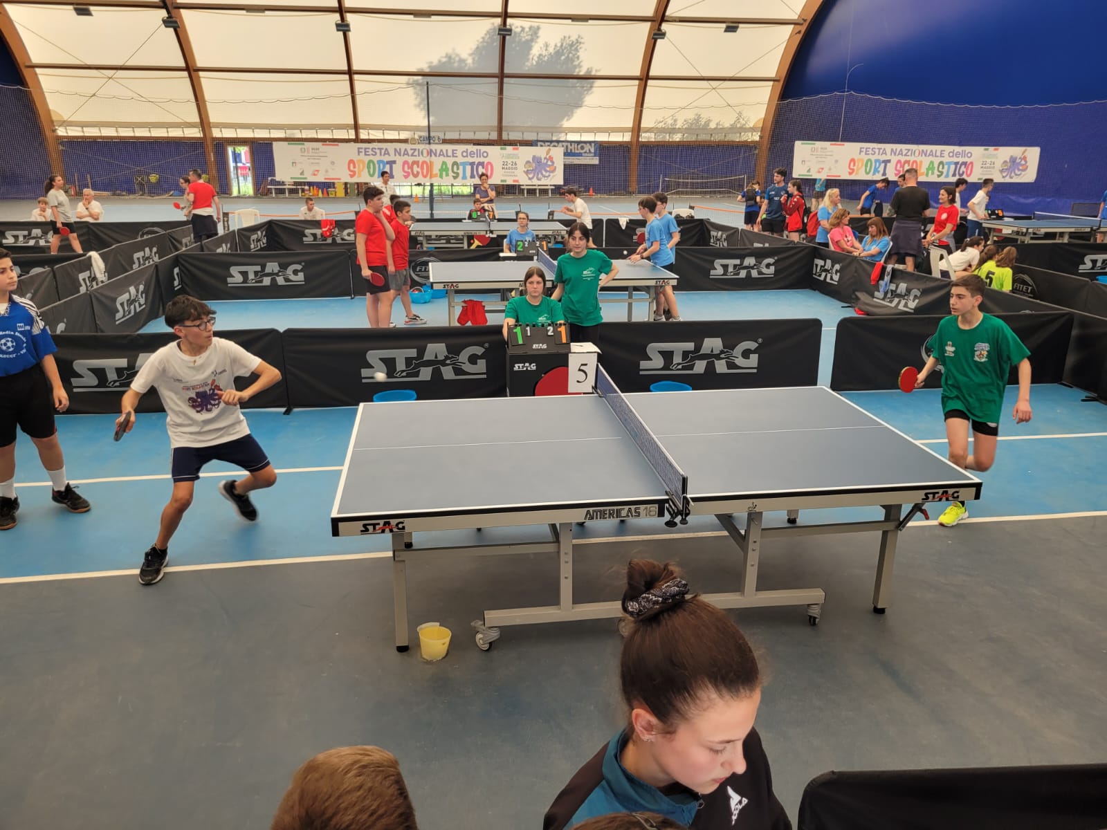 Festa Nazionale dello Sport Scolastico 2023 tennistavolo seconda giornata