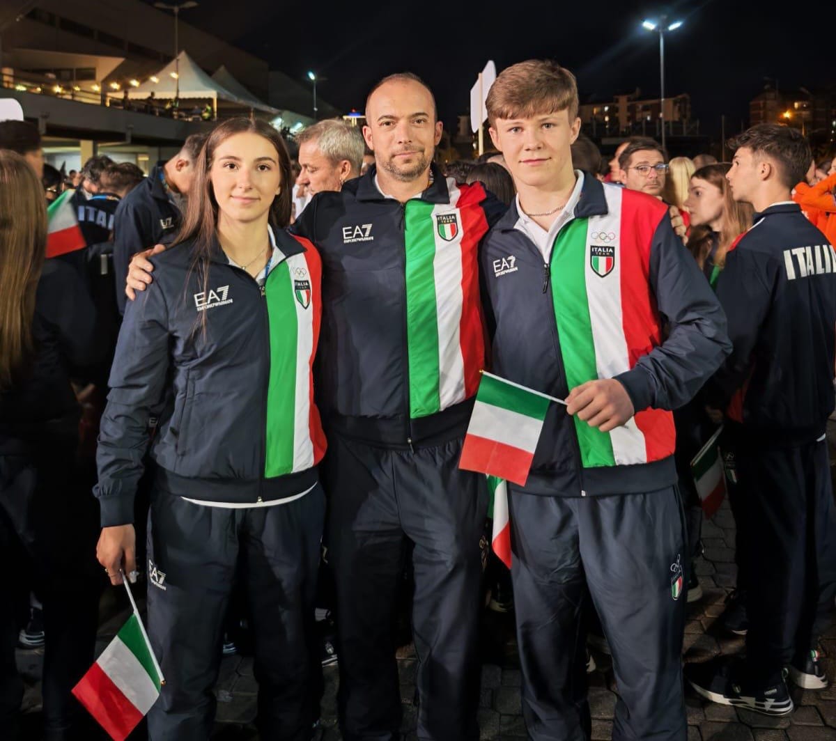Festival Olimpico della Gioventù Europea 2025 Laura Pinna Emmanuele Delsante ed Erik Paulina