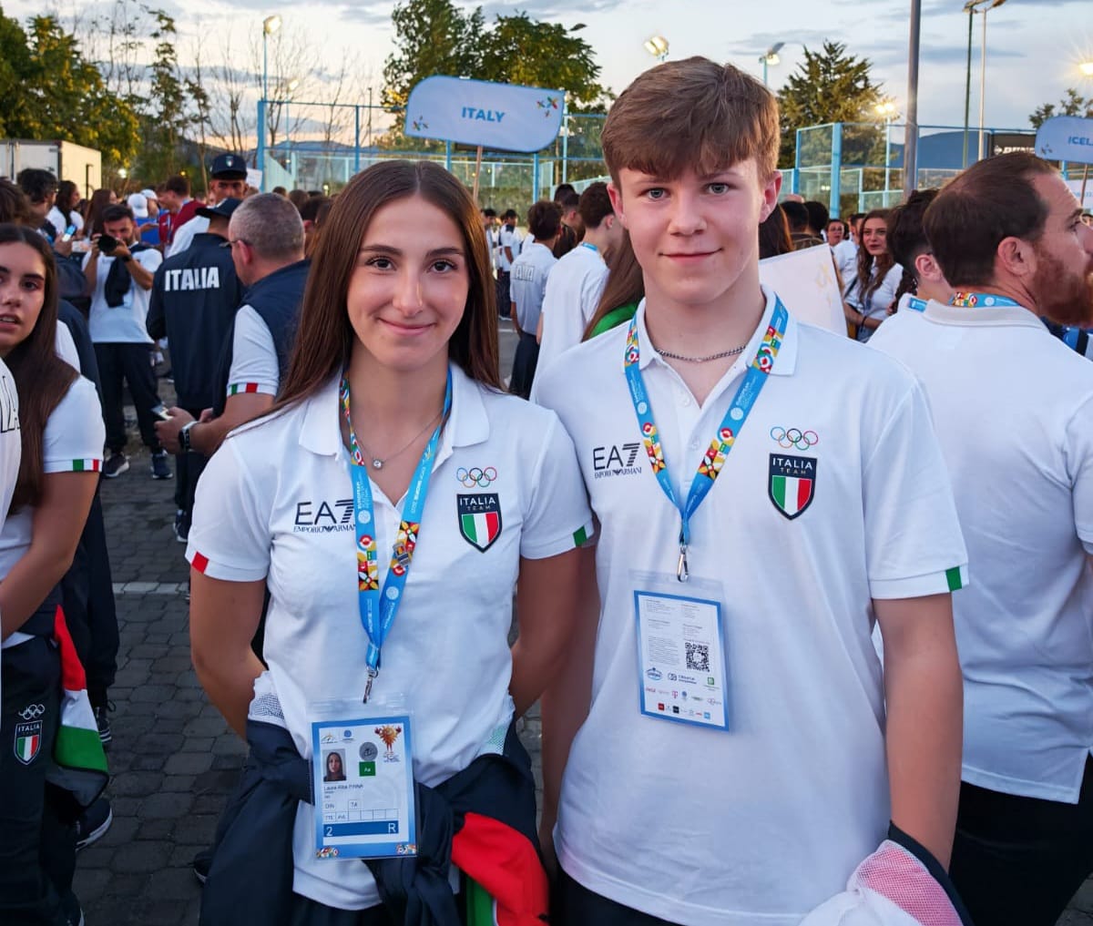 Festival Olimpico della Gioventù Europea 2025 Laura Pinna ed Erik Paulina