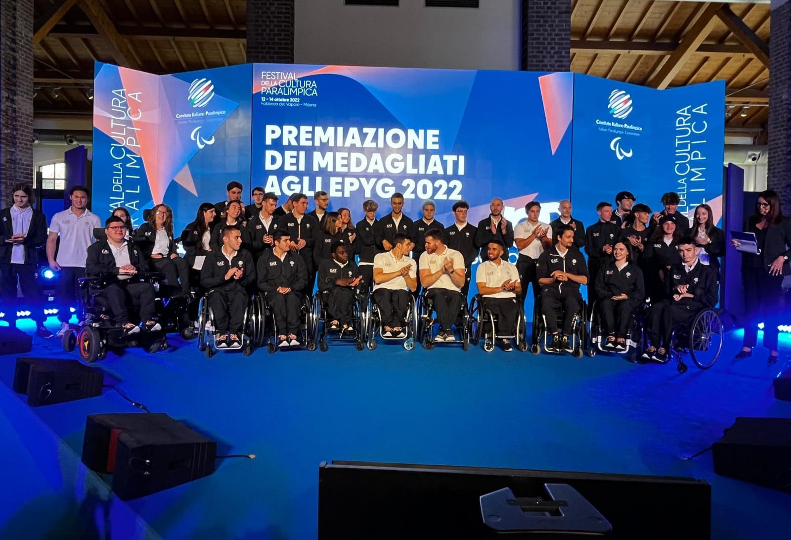 Festival della Cultura Paralimpica 2022 premiati gli atleti medagliati agli EPYG