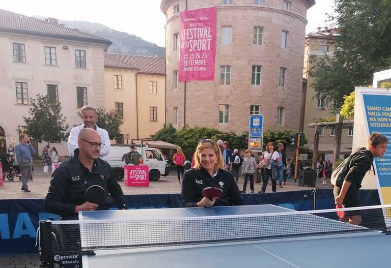 Festival dello Sport di Trento 2022 Davide Scazzieri e Giada Rossi