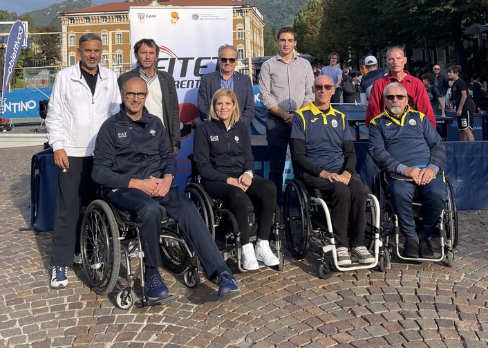 Festival dello Sport di Trento 2022 in piazza Fiera i vertici FITeT