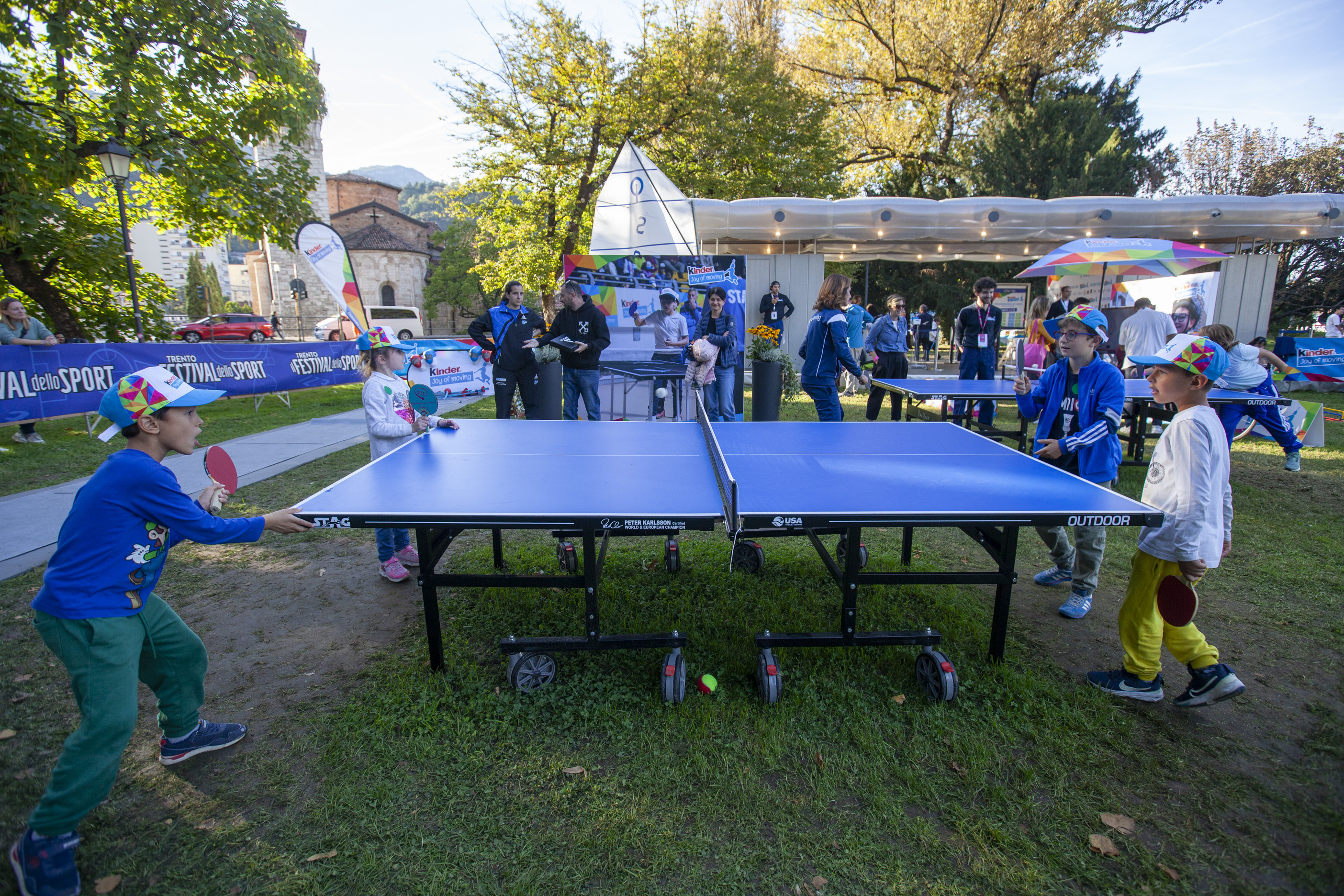 Festival dello Sport di Trento 2025 bambini ai tavoli