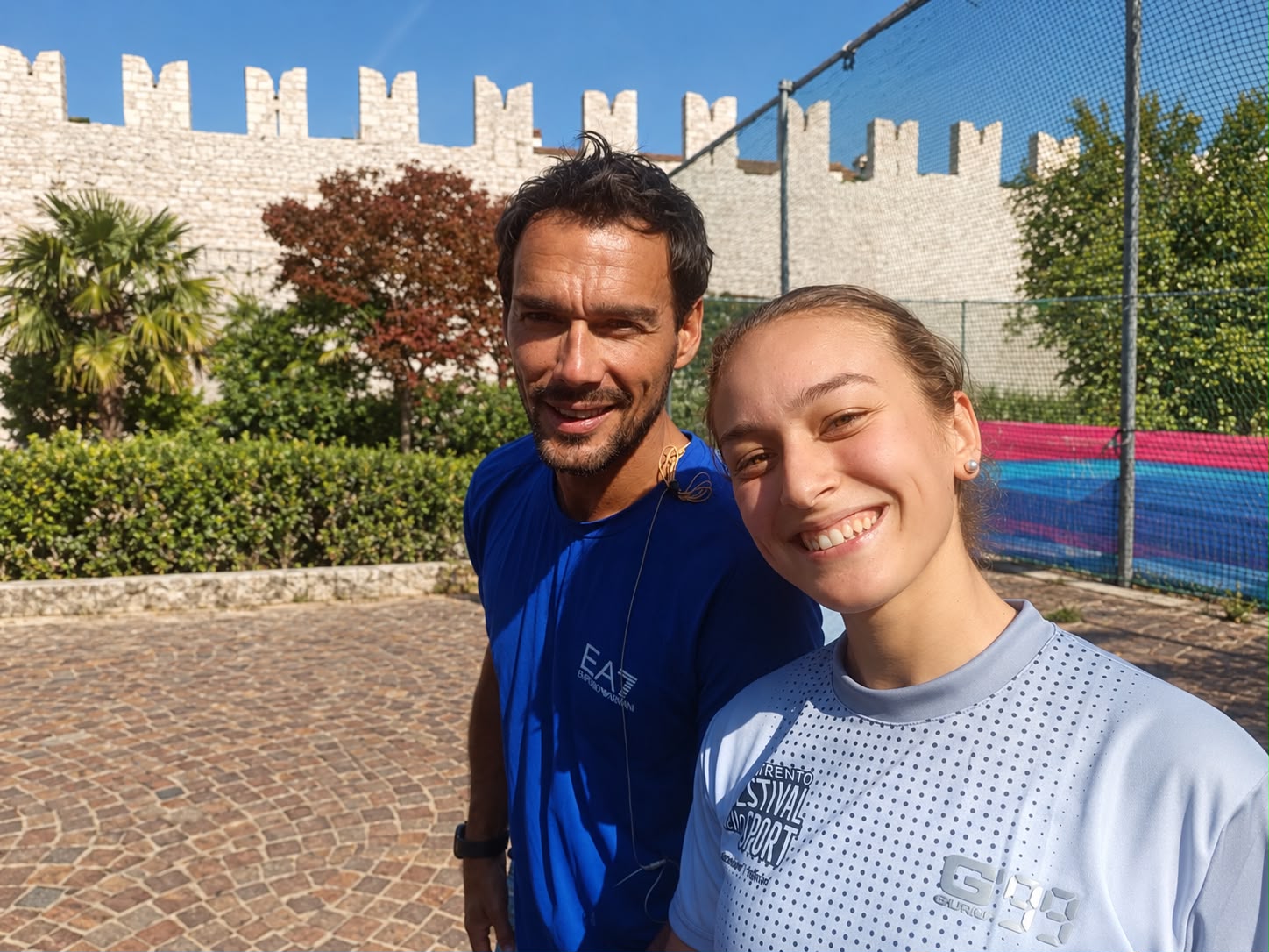 Festival dello Sport di Trento 2026 Miriam Carnovale con Fabio Fognini