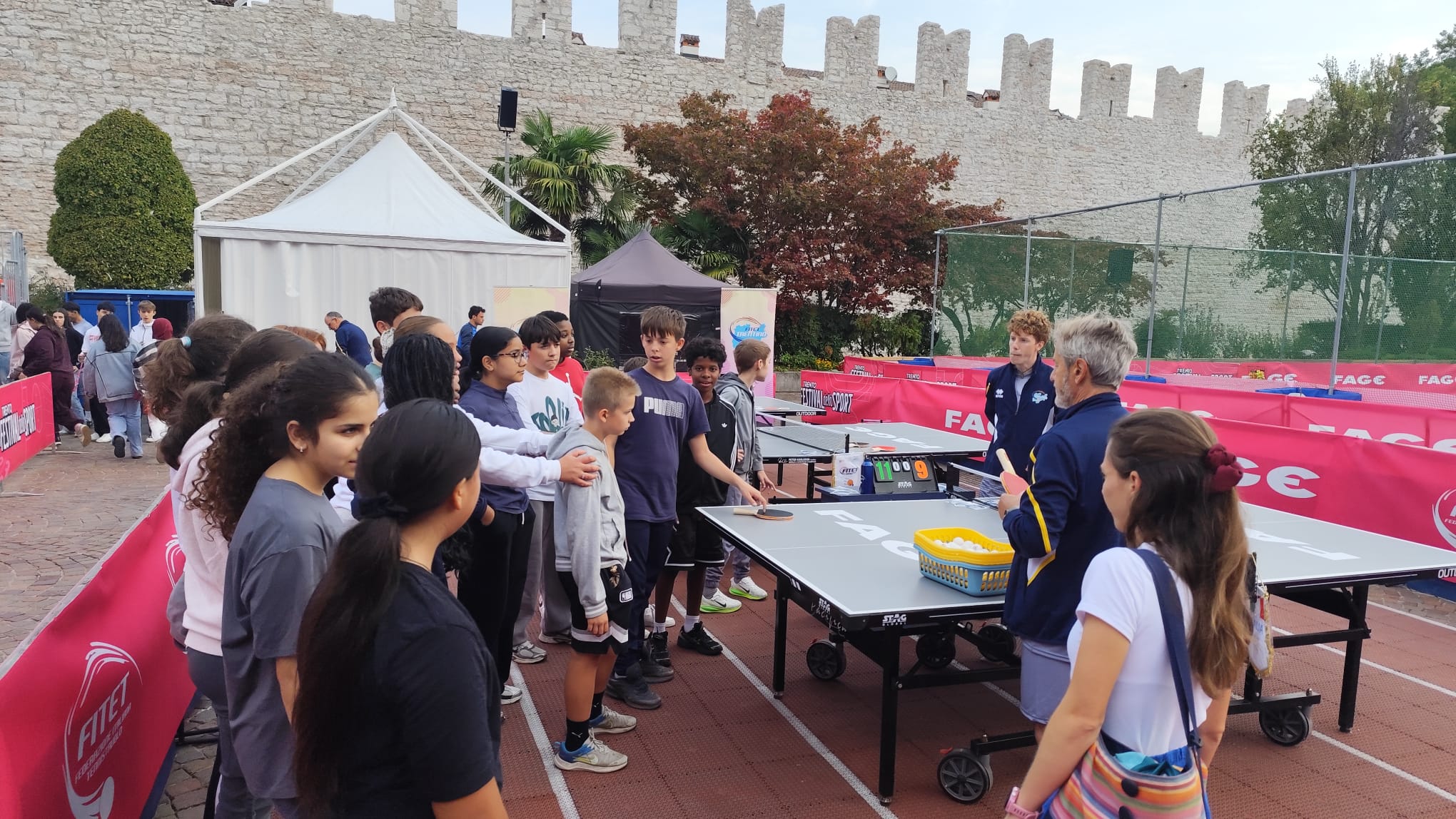 Festival dello Sport di Trento 2026 tavoli in piazza Fiera 3