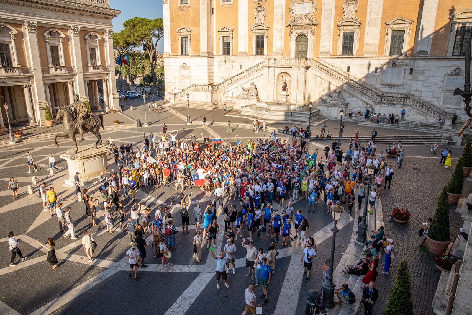 Flash Mob in piazza del Campidoglio