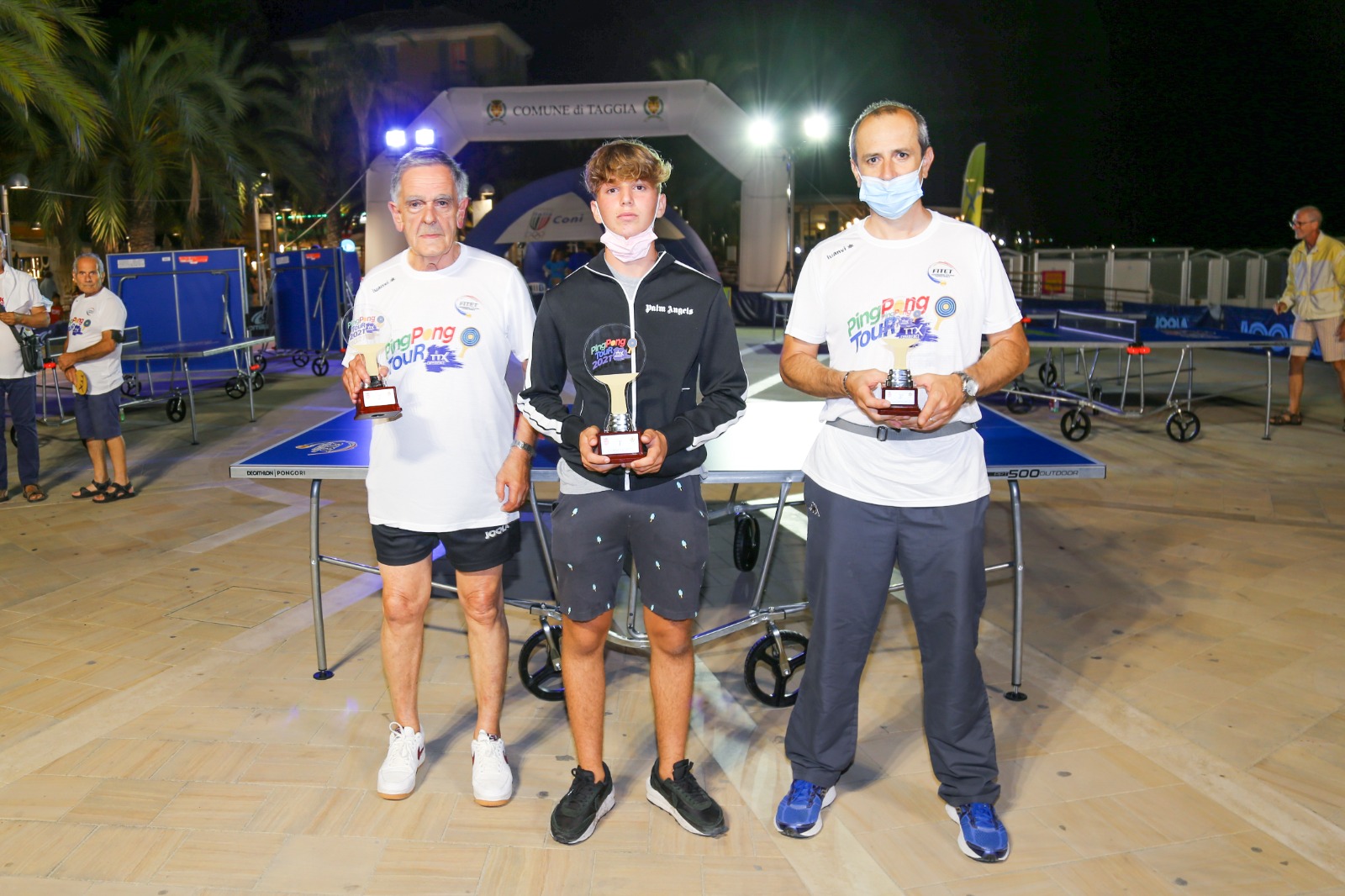 Foto 1 Tappa Ping Pong Tour 2021 di Arma di Taggia il podio del torneo del TTX