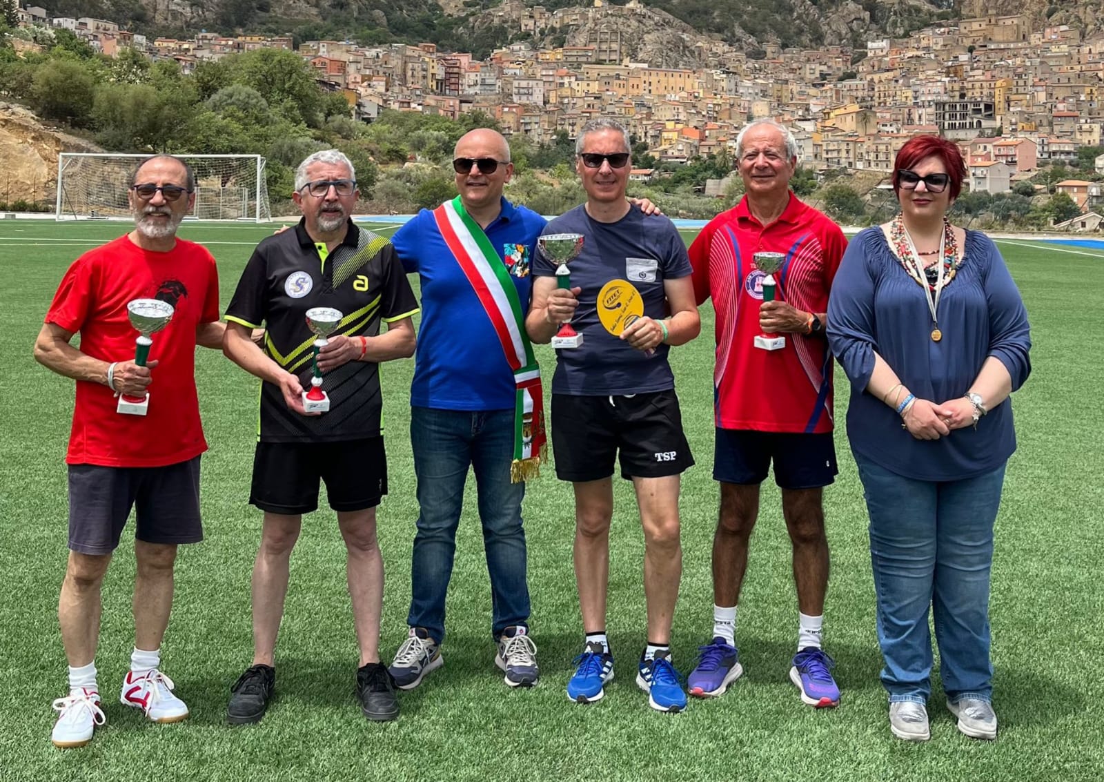 Foto 1 il podio del torneo ufficiale di Gagliano Castelferrato