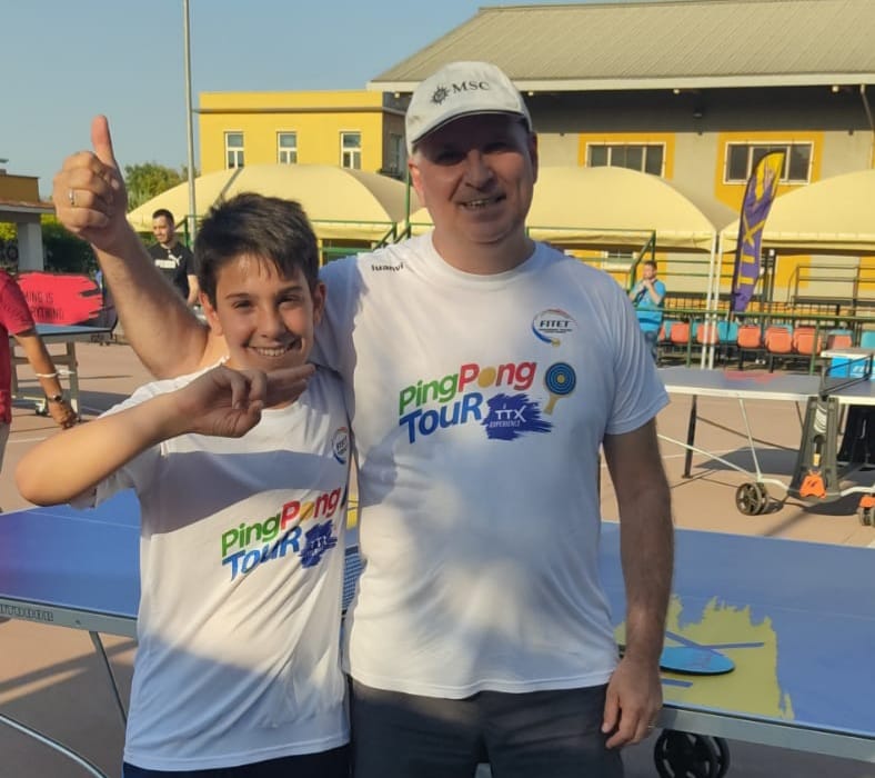 Foto 2 Giulio e Mario DArcangeli finalista e vincitore della tappa del TTX di Roma