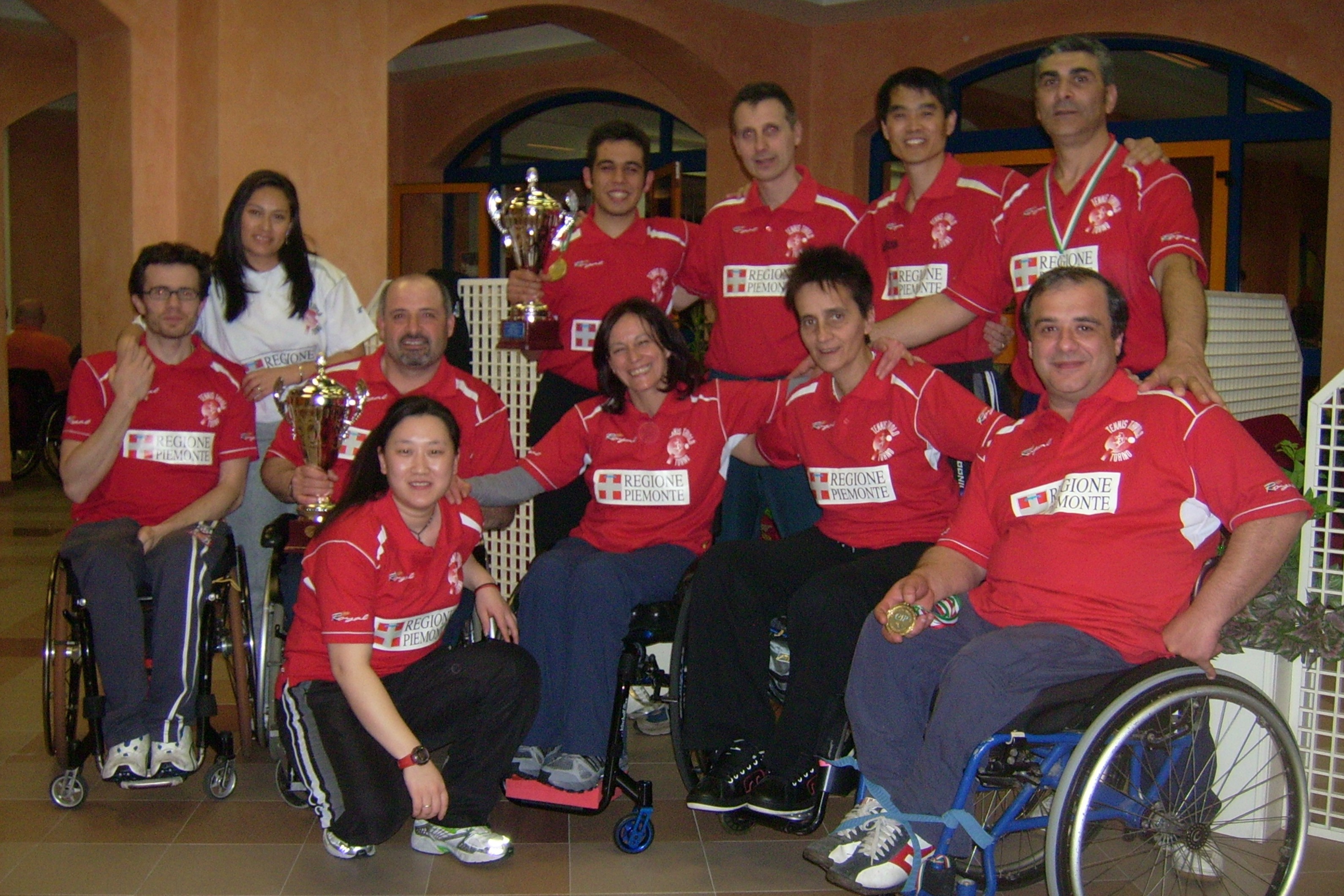 Foto 3 Tt Torino squadra Italiani paralimpici 2007