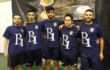 Foto 8 Promozione in B1. Da sx Pappaianni Izzo Della Brenda Pietro Guastafierro Gammone Alessandro