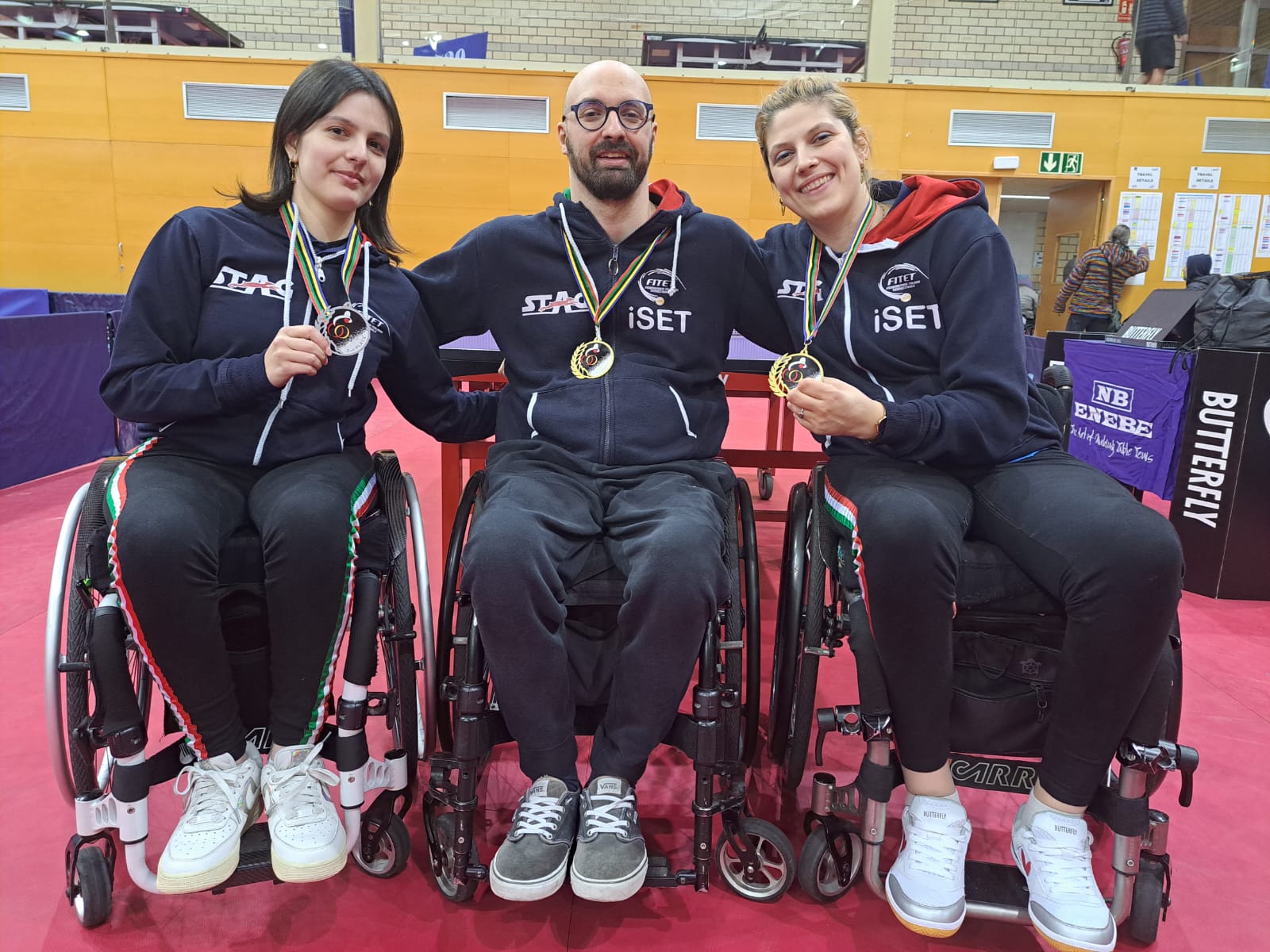 Foto Open di Spagna Paralimpico 2024 Carlotta Ragazzini argento e Federico Falco e Giada Rossi oro