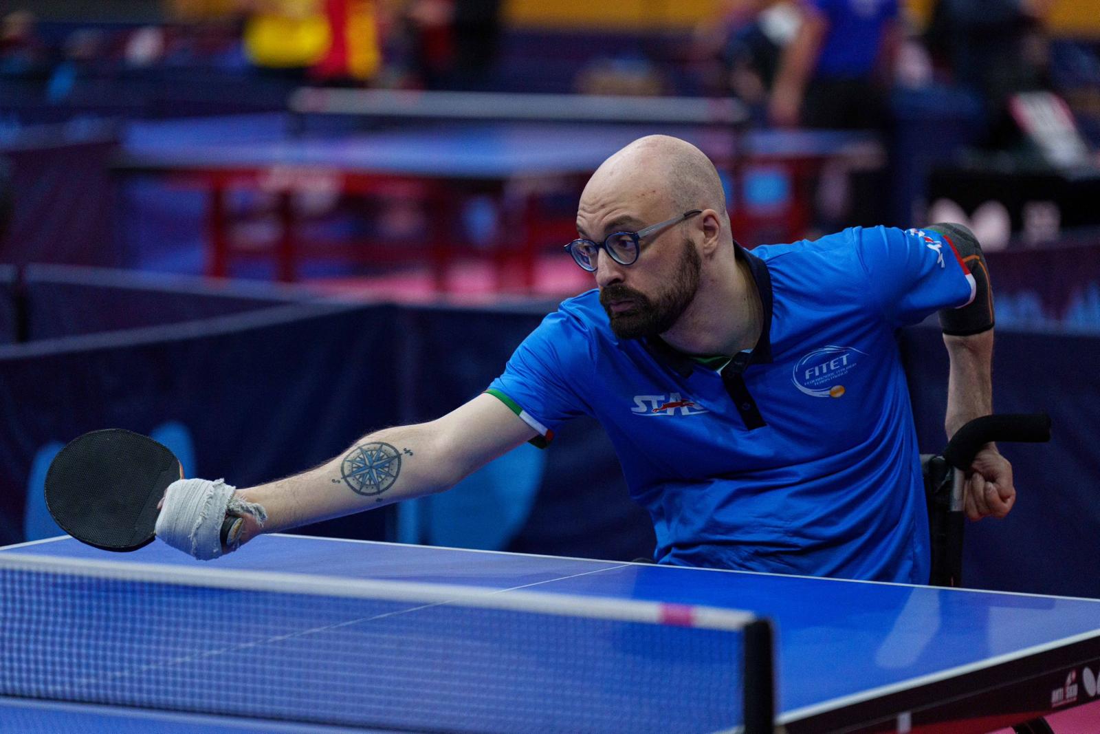 Foto Open di Spagna Paralimpico 2024 Federico Falco in azione