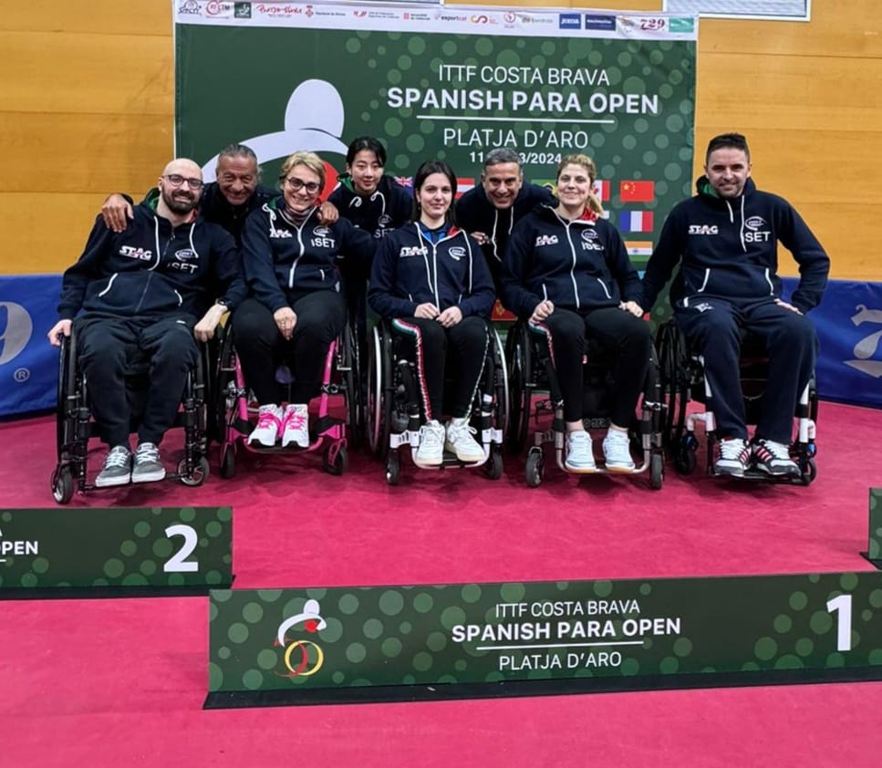 Foto Open di Spagna Paralimpico 2024 la Nazionale azzurra al termine dei singolari