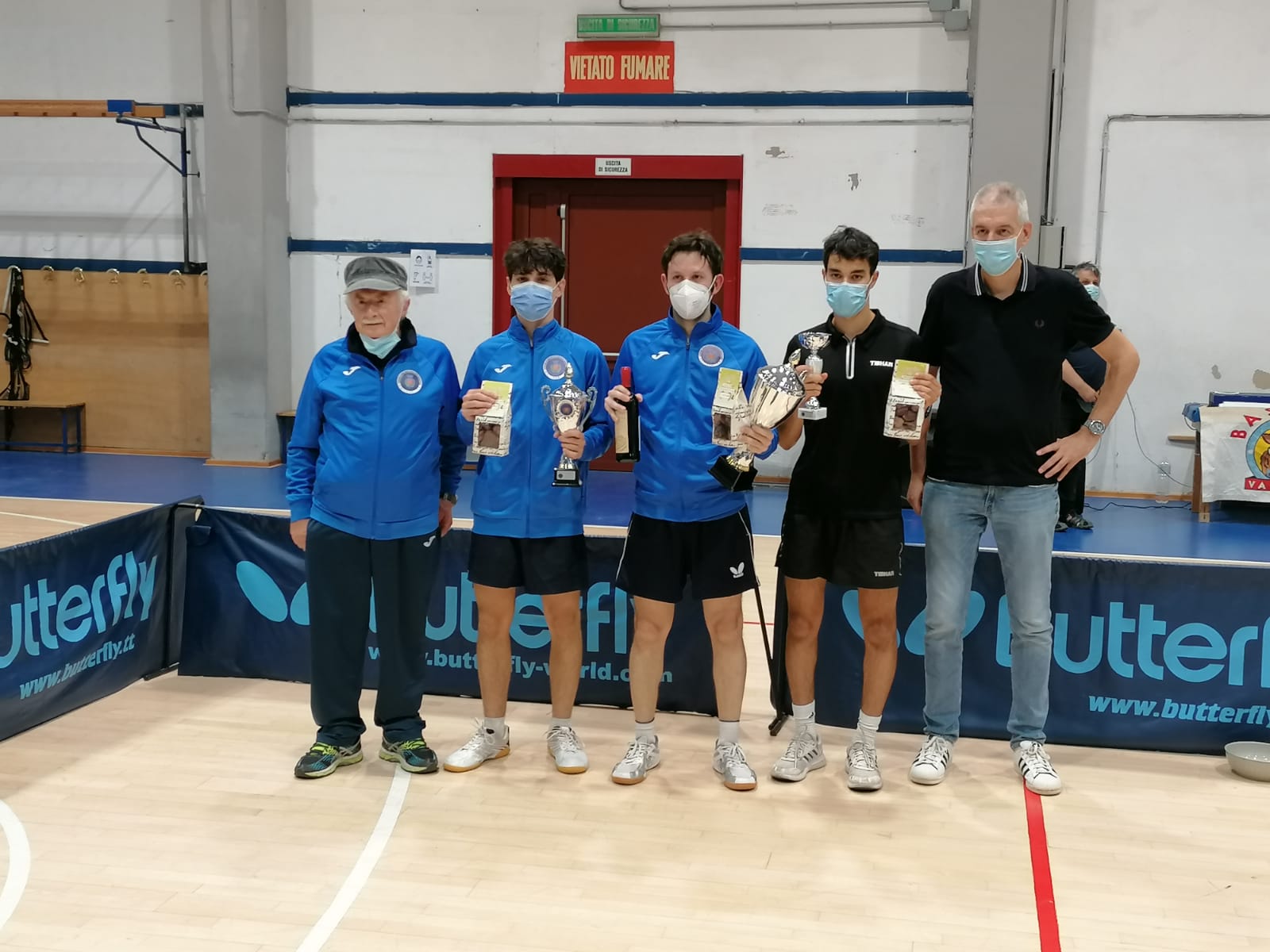 Foto podio torneo assoluto dellOpen di Vaiano 2021