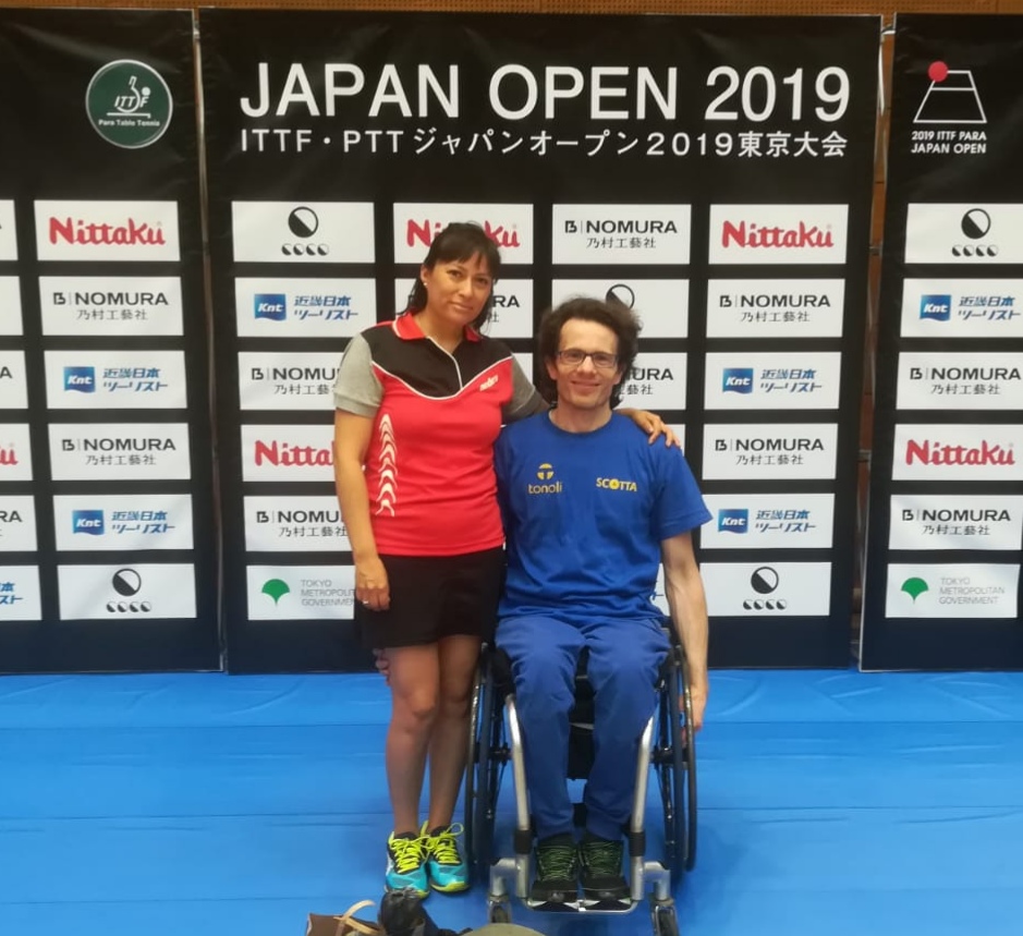Francesco Baggio e Carmela Castro al Japan Open 2019