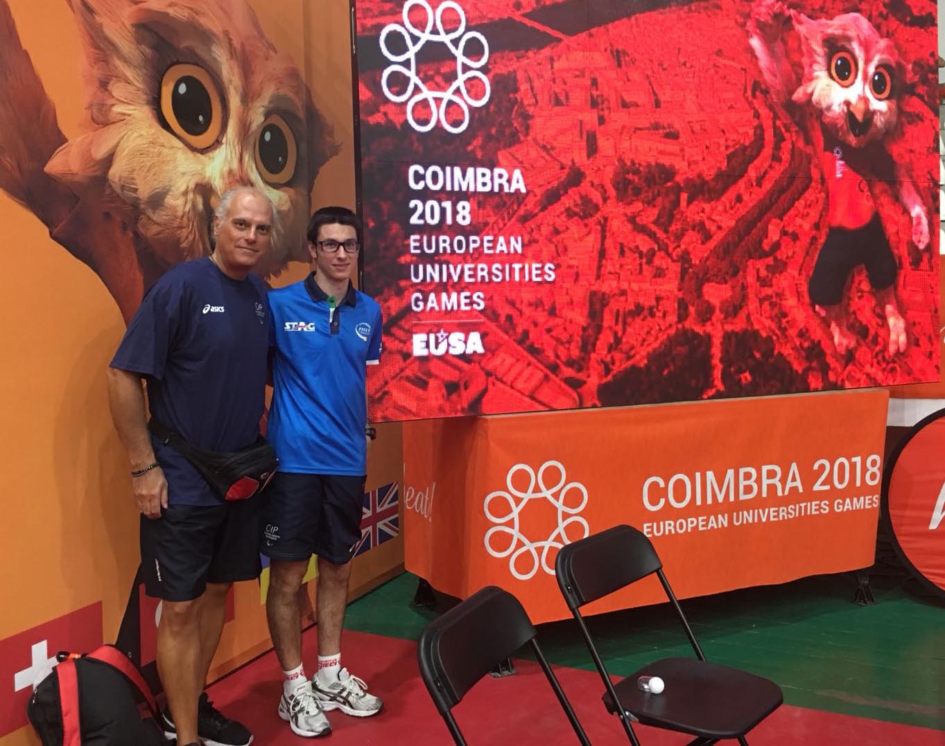 Francesco Lorenzini e Luigi Sciannameo a Coimbra 2018