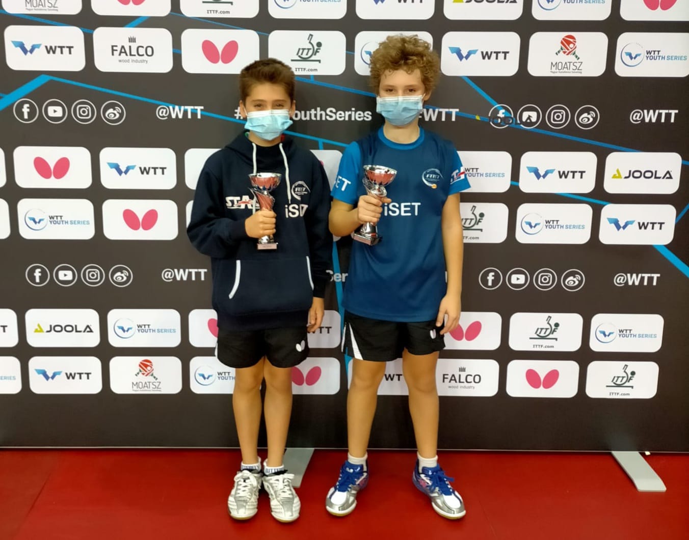 Francesco Trevisan e Danilo Faso terzi nellUnder 13 a Szombathely 2021