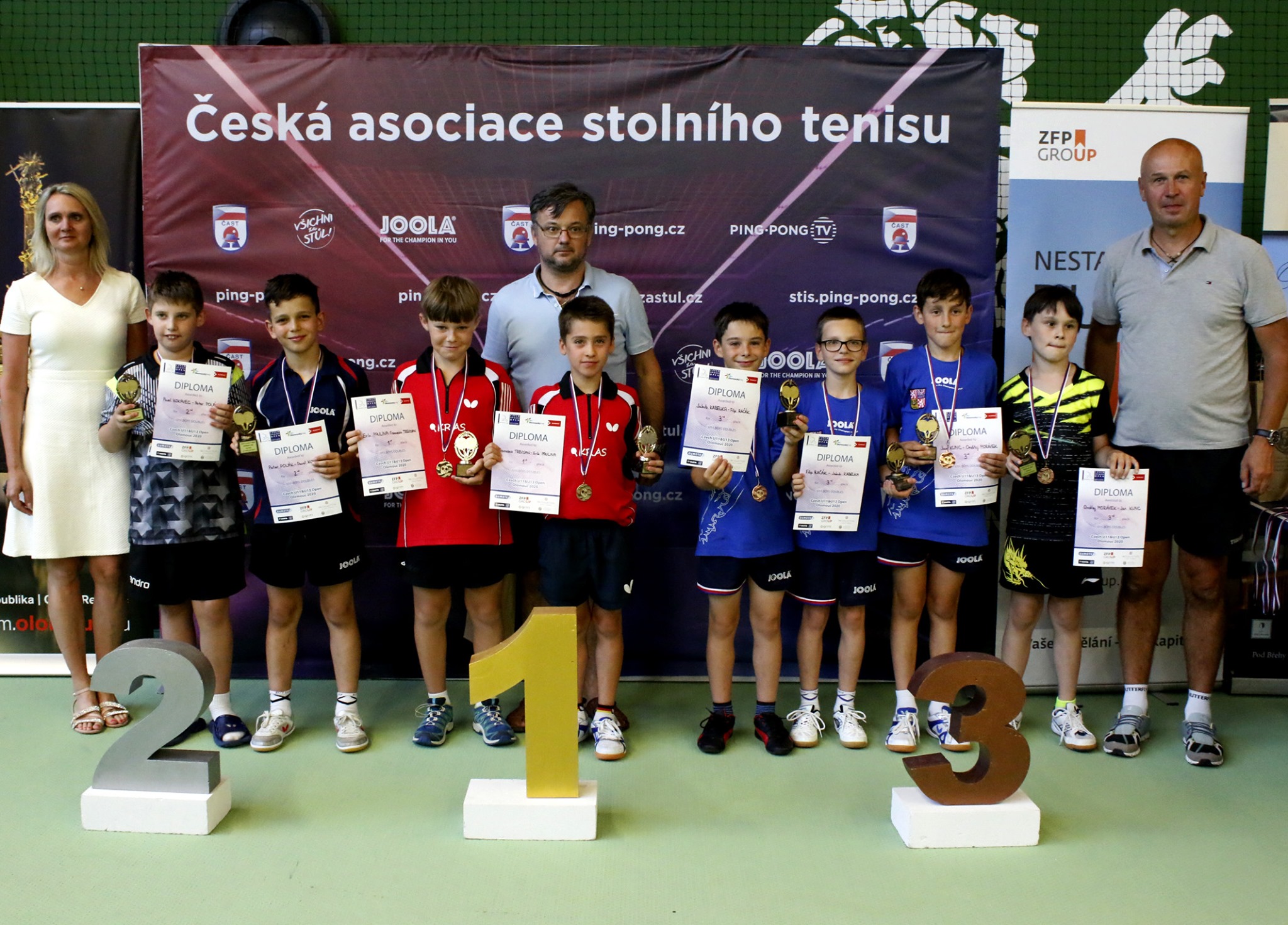 Francesco Trevisan ed Erik Paulina vincono il doppio Under 11 a Olomouc 2020