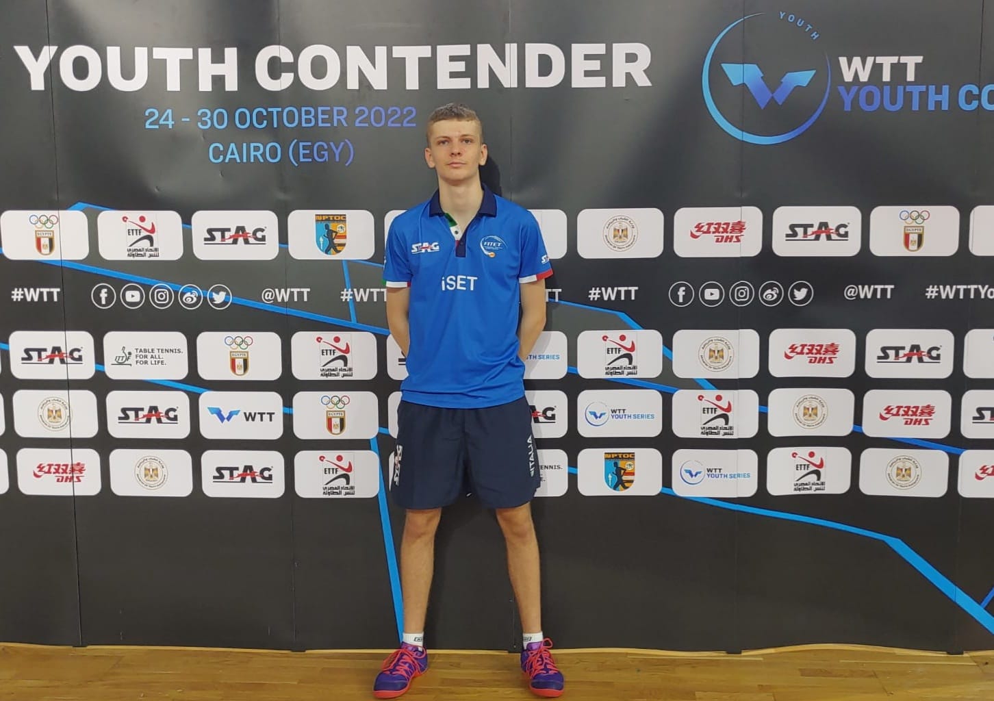 Giacomo Izzo al WTT Youth Contender Cairo 2022