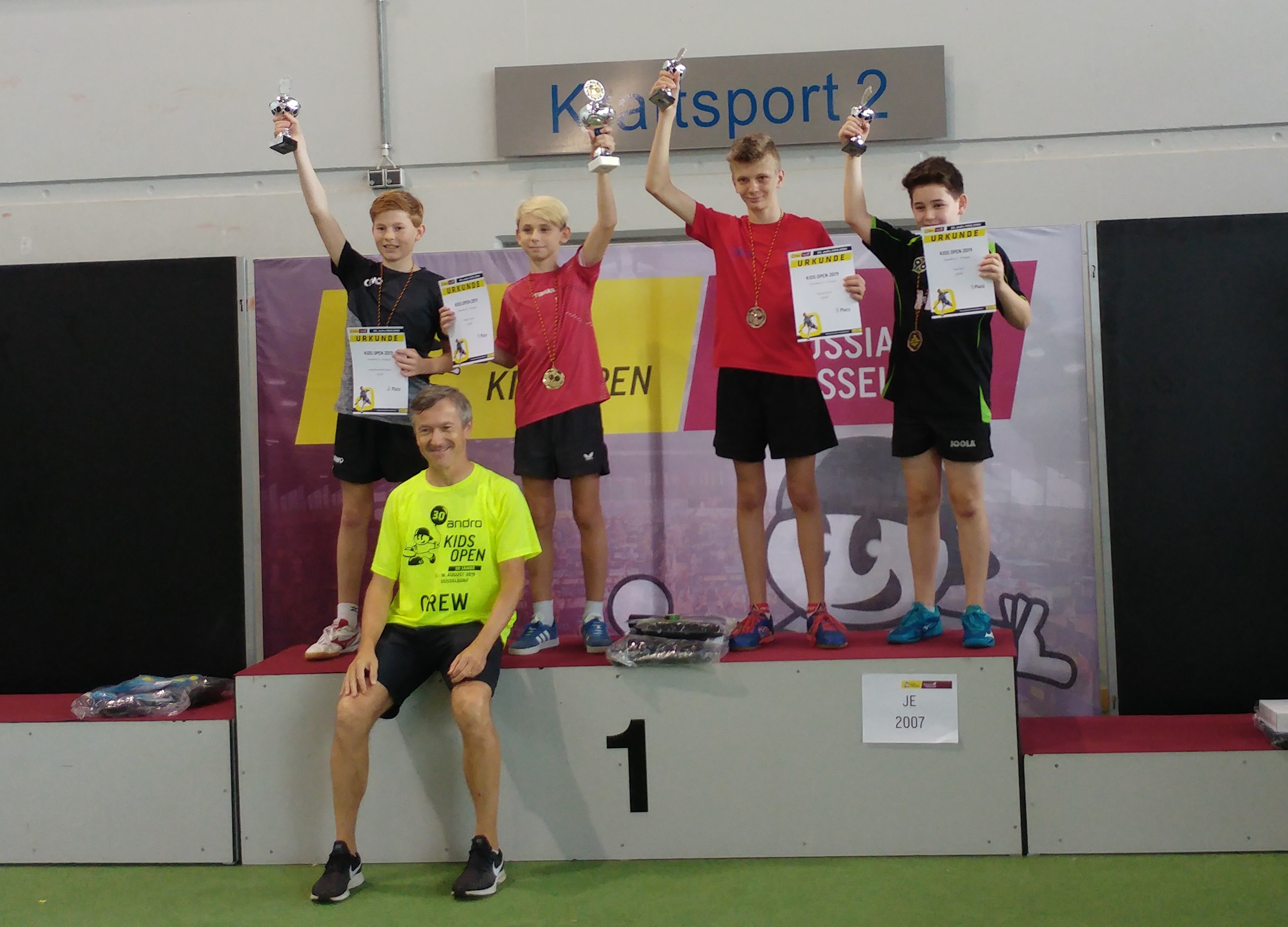 Giacomo Izzo bronzo in singolare allAndro Kids Open 2019